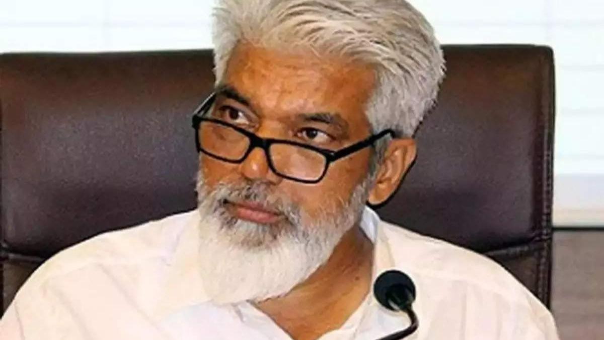 Portrait of Dadaji Bhuse — senior Shiv Sena leader